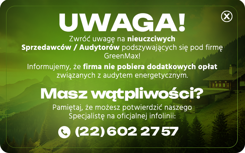 Komunikat GreenMAX